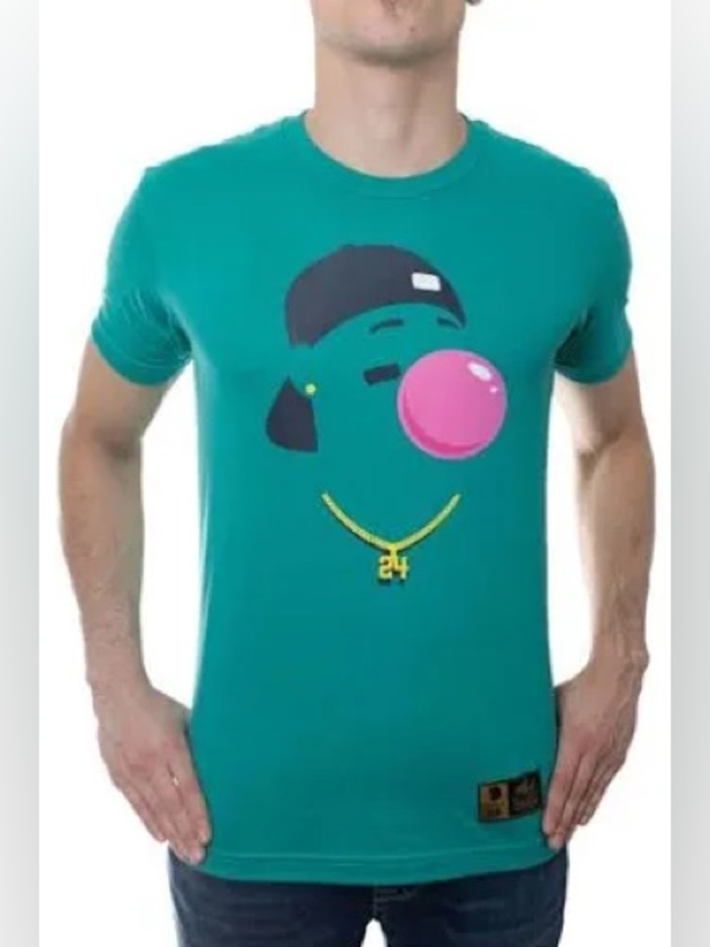 Baseballism Graphic Bubble Gum Tee shirt